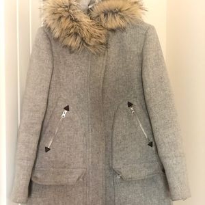 JCREW WINTER COAT GRAY SIZE 6